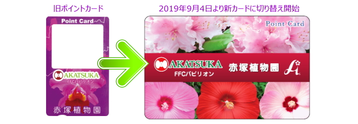アカツカFFCパビリオンのポイントカード